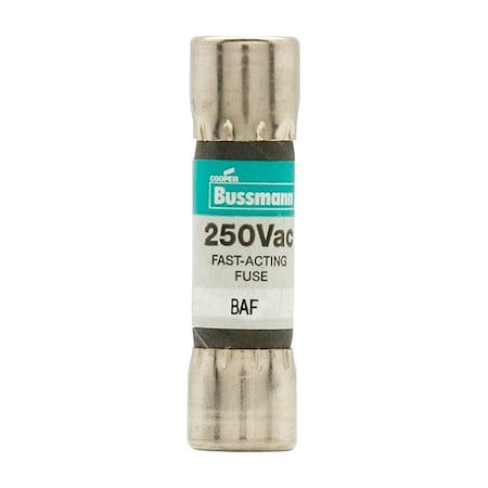 Midget Fuse, Fast-Acting, 8A, 250V AC, Non-Indicating, 10kA at 125V AC, 200A at 250V AC