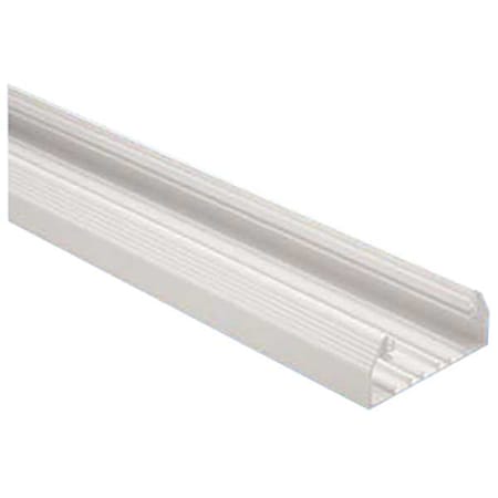 Cover Plate Raceway, T-70 Series, 1 Channel, 4-1/16 in W, 1-3/4 in H, 8 ft L, Off White