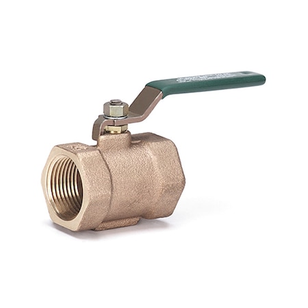 Disc Valve,1 Pc,3/4 In,Bronze,FNPT