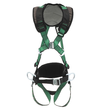 V-FORM+(TM) Safety Harness Fall Protection Harness, XL, 310 lb, Not Applicable Chest/