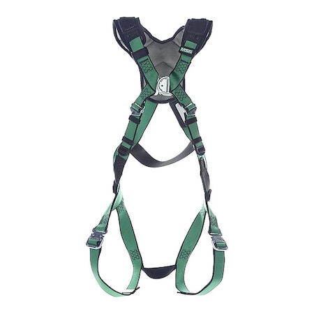 V-FORM+(TM) Safety Harness Fall Protection Harness, XL, 310 lb, Not Applicable Chest/