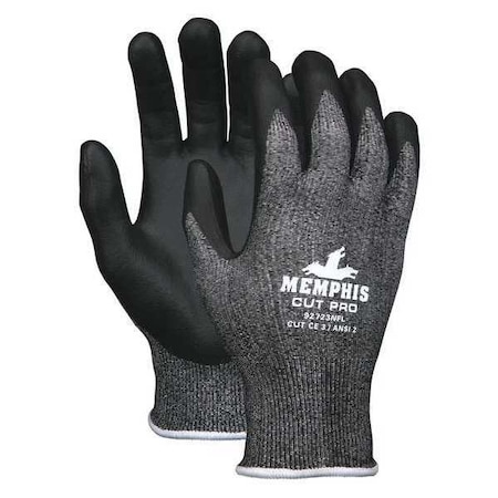 Cut Resistant Coated Gloves, Cut Level A2 ,Dipped ,Foam Nitrile ,Smooth ,2XL 1 PR