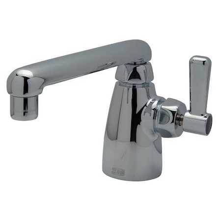 Lever Handle Laboratory Faucet, Single Hole Mount, Chrome 1 Hole