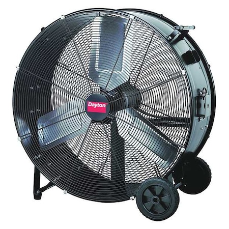 Light Duty Industrial Fan, 36 in Blade Dia, Non-Oscillating, 115VAC, 9200/12550 CFM