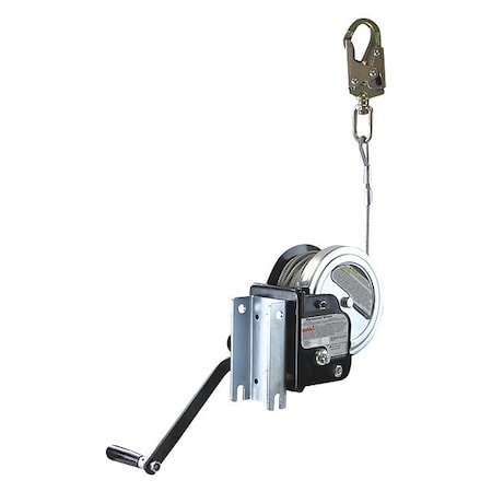 Man Rated Hoist,Black,Enamel