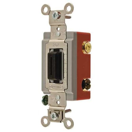Wall Switch, 3-Way, 120/277V, 20A, Brn, Toggl