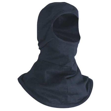 Flame Resistant UltraSoft Knit Hood, 12 cal/sq cm, NFPA 70E Arc-Rated, FR Balaclava, Navy, One Size