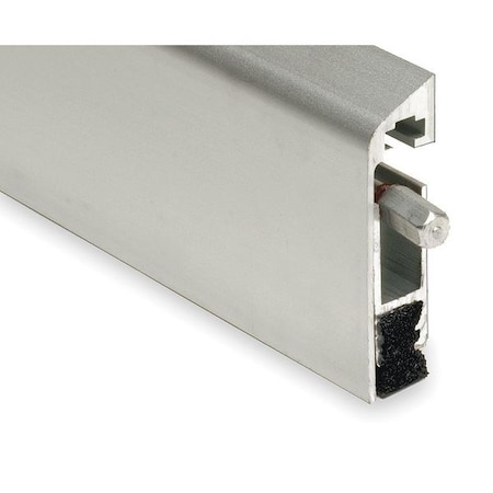 Automatic Door Bottom,1/4x48In,Aluminum