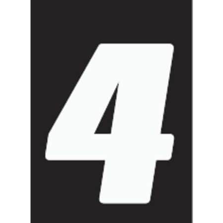 Number Label, Vinyl, 7 in H, 5 in W, PK3