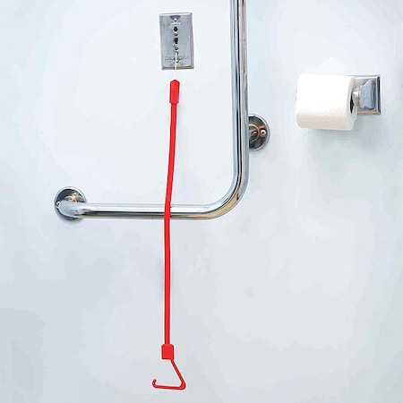 Red Pull Cord,2 ft.,Open Handle