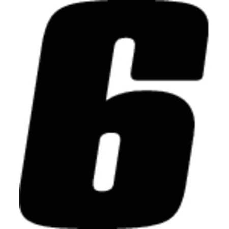Number Label, Vinyl, 7 in H, 5 in W, PK3