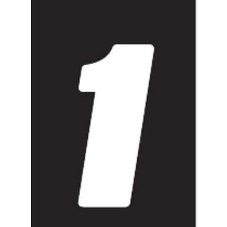 NumberLabel,Vinyl,5-1/2inH,3-7/8inW,PK3