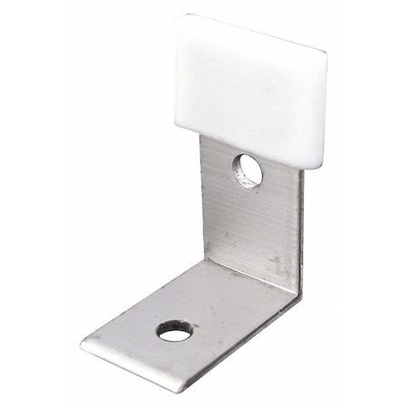 Bypass Door Bottom L-Guide Brackets, fits Like Doors (2 Pack)