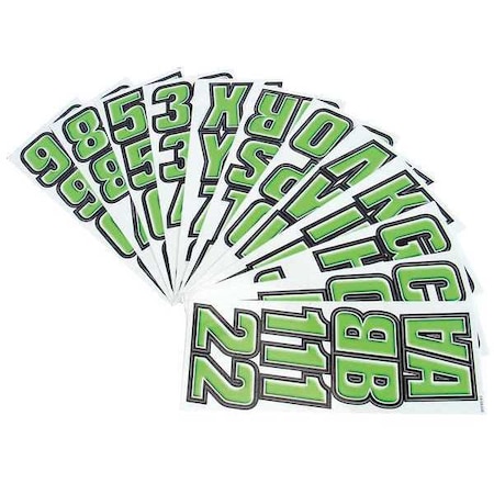 LetterandNumberLabelSet,2inH,1-1/2inW