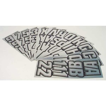 LetterandNumberLabelSet,2inH,1-1/2inW