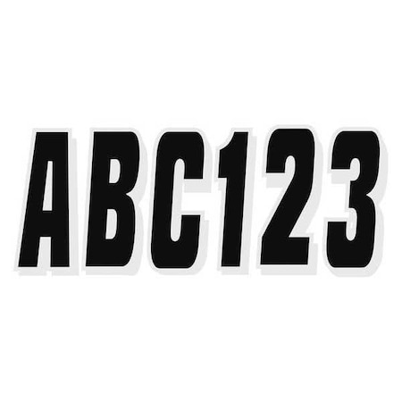 LetterandNumberLabelSet,3inH,1-1/4inW