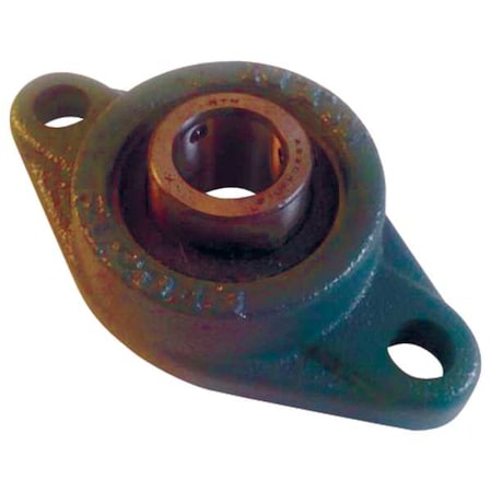 Flange Bearing, 2-Bolt, Ball, 1-11/16" Bore