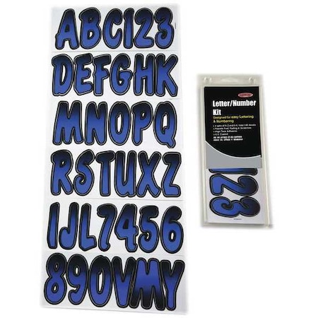 LetterandNumberLabelSet,3inH,1-1/2inW