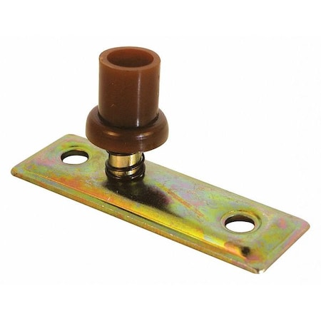 Bi-Fold Door Top Roller Guide, Stamped Steel Base, Nylon Roller Guide (Single Pack)
