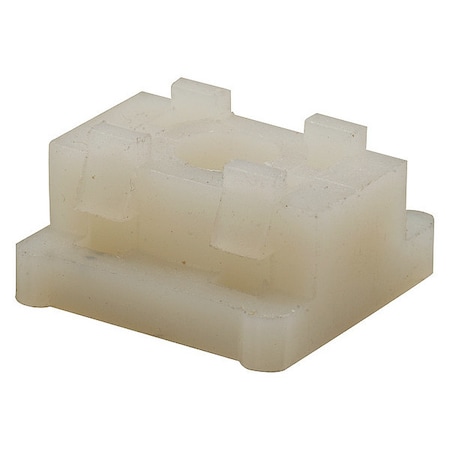 Bi-Fold Door Guide Cap, Nylon, Fits 1/4 in. Rod, PK4