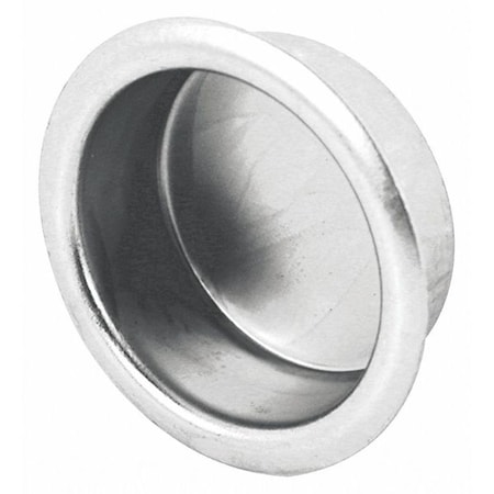 Finger Closet Pull, 3/4 in. x 5 in., Satin Nickel, PK4