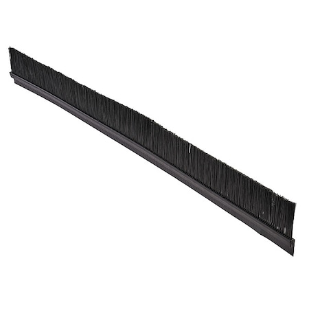 Stapled Set Strip Brush,PVC,Length 36 In