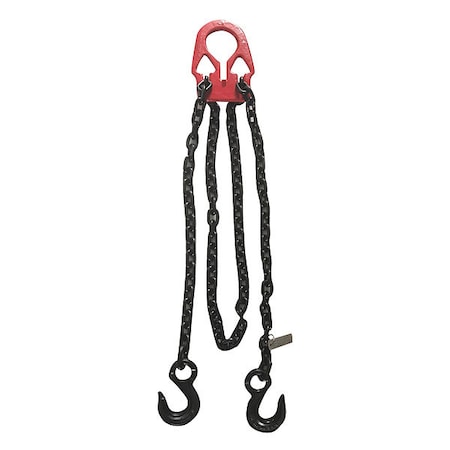 Chain Sling,G80,Adj Link,Aly Stl,10 ft L
