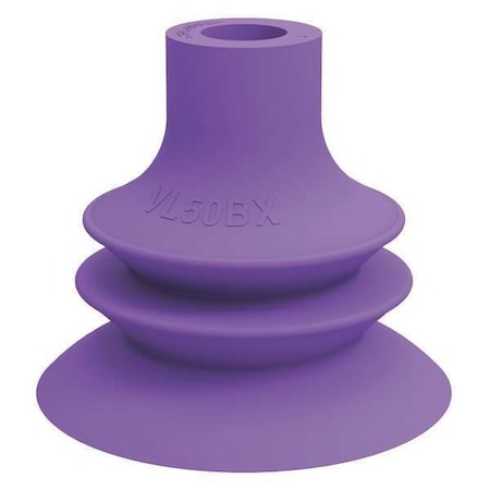 Suction Cup,Purple,50mm Dia.,44mm H,PK5