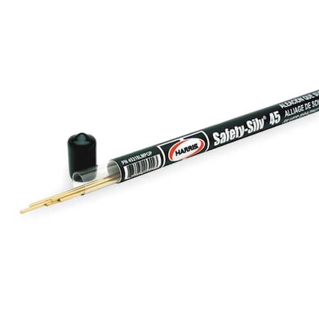 Brazing Rod,3/32x18,1225-1370 F,PK3