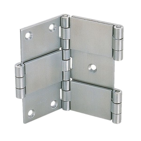 Door and Butt Hinge, 304 Stainless Steel, Weld-On Mounting, 2 1/2 in Leaf W x 2 3/8 in Leaf H