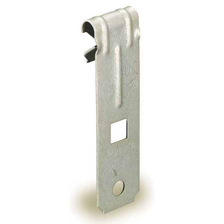 Flange Clip, Conduit Use, Steel, Zinc Phosphate