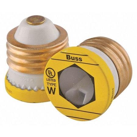 Plug Fuse, 8A, 10kA at 125V AC, 4 PK