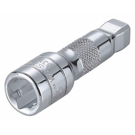 Socket Extension 1/2" Dr, 3 in L, Chrome