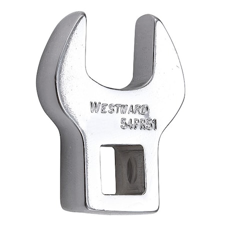 Crowfoot Socket Wrench,15mm Socket, Crwft Wrnch,Stl,DrvSz 3/8",HdSz 15mm