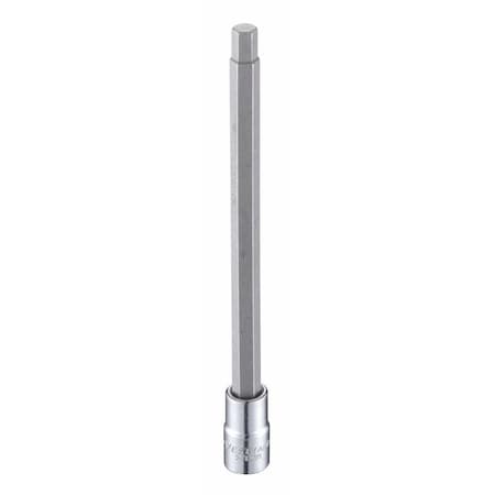 1/4 in Drive Hex Socket Bit SAE 7/32 in Tip, 4 3/4 in L