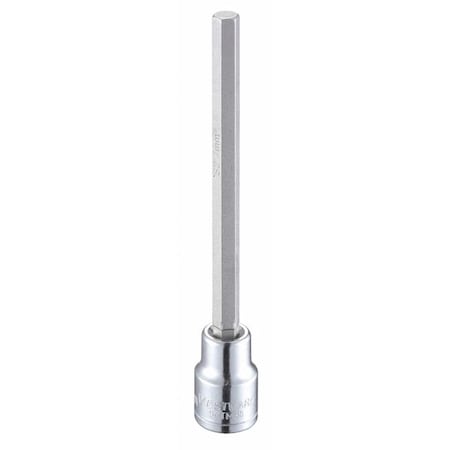 3/8 in Drive Hex Socket Bit Metric 7 mm Tip, 4 13/16 in L