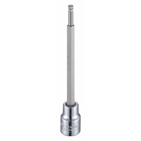5mm Tip, Metric Hex Socket Bit, 4-13/16" L