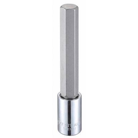 1/2 in Drive Hex Socket Bit SAE 5/8 in Tip, 5 11/32 in L