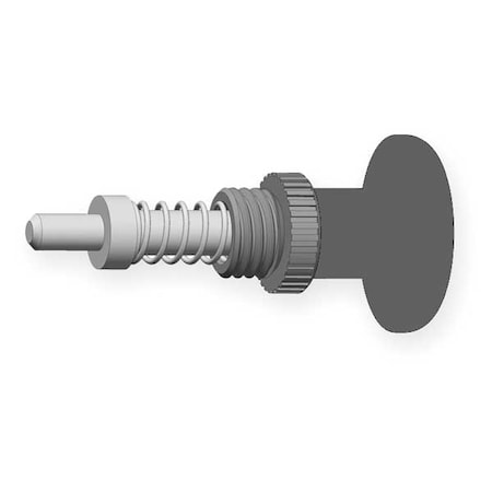 Pop Pin Weld On Barrel, 3/8" Tip Dia., 0.600"L, Pull Knob