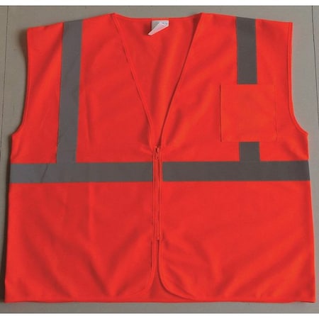 U-Block Vest, Class2 Orange/Red, 4XL