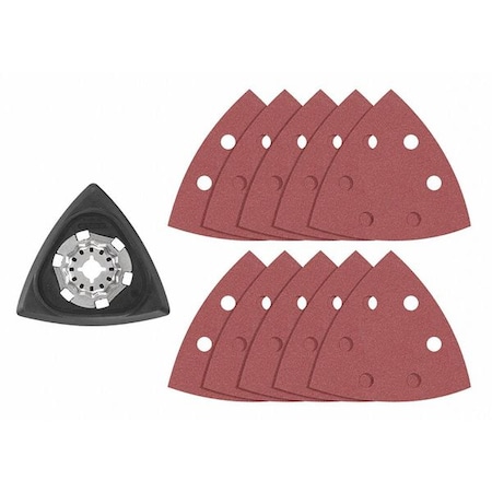 Emery Cloth Sanding Pad,Overall 1-1/4" L