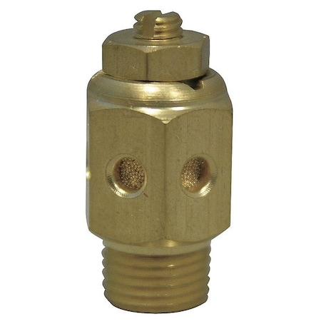 Speed Control Muffler,1/8 NPT,1/2 Hex