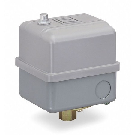 Pressure Switch, Standard, DPST, 1 Ports, 1/4" FNPS, 5 to 80 psi Range, Polypropylene