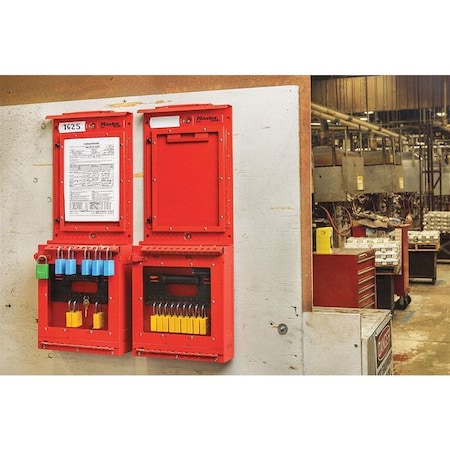 Lockout Station, Unfilled, Steel, 31" H
