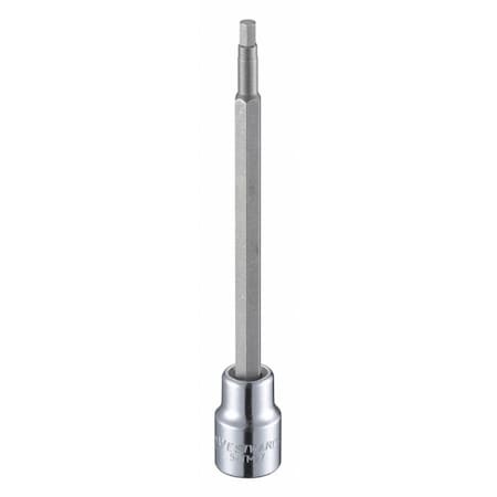 3/8 in Drive Hex Socket Bit SAE 5/32 in Tip, 4 13/16 in L