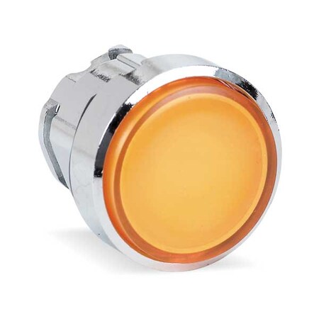 Illuminated Push Button Operator, 22 mm, Yellow