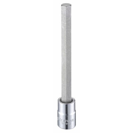 3/8 in Drive Hex Socket Bit SAE 3/8 in Tip, 4 13/16 in L