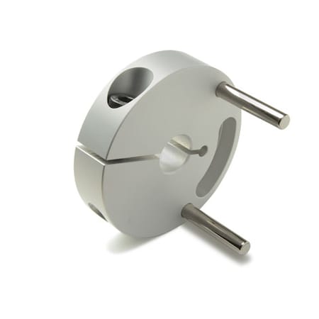 CntrlFlx Cplng Hub, Dbl,Bore 0.625", OD2.205", Aluminum,CPRD35-10-A