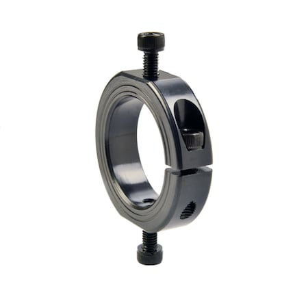 Mountable Collar, 1pc Clamp, Bore 1.2500", Steel, OD 54mm