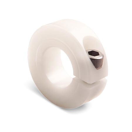 Shaft Collar, 1pc Clamp, Bore 9mm, OD 24mm, Plastic,MCL-9-P